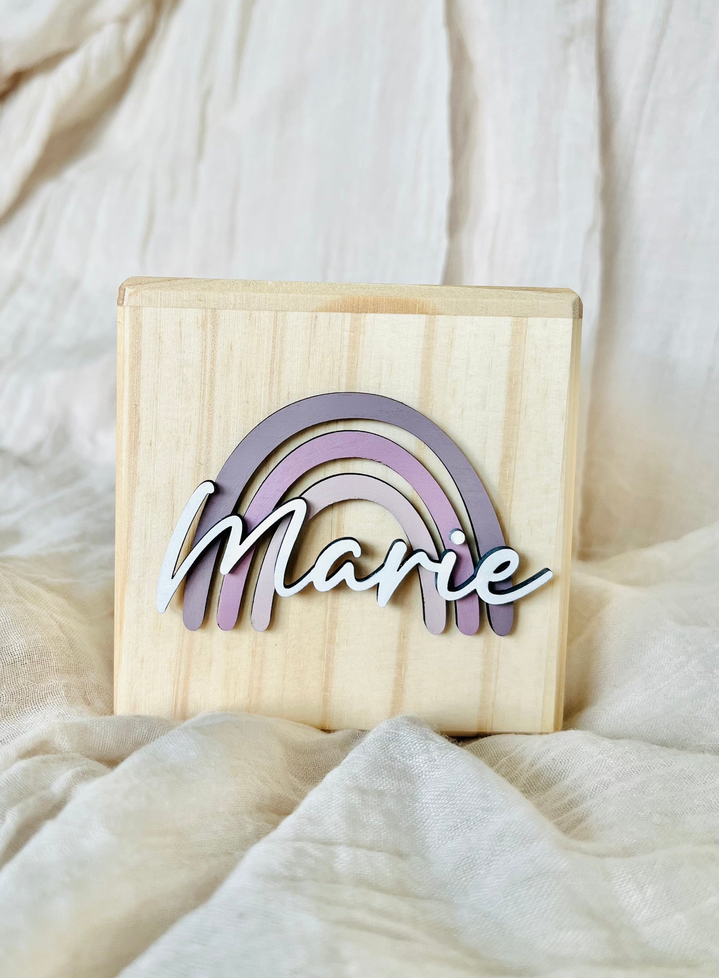 Personalisierte Spardose Regenbogen